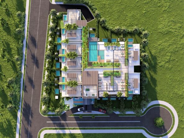 vista aerea residencia central