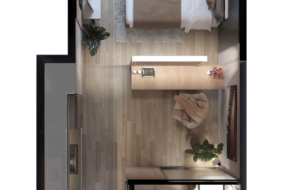 render planta suite panorama luxury