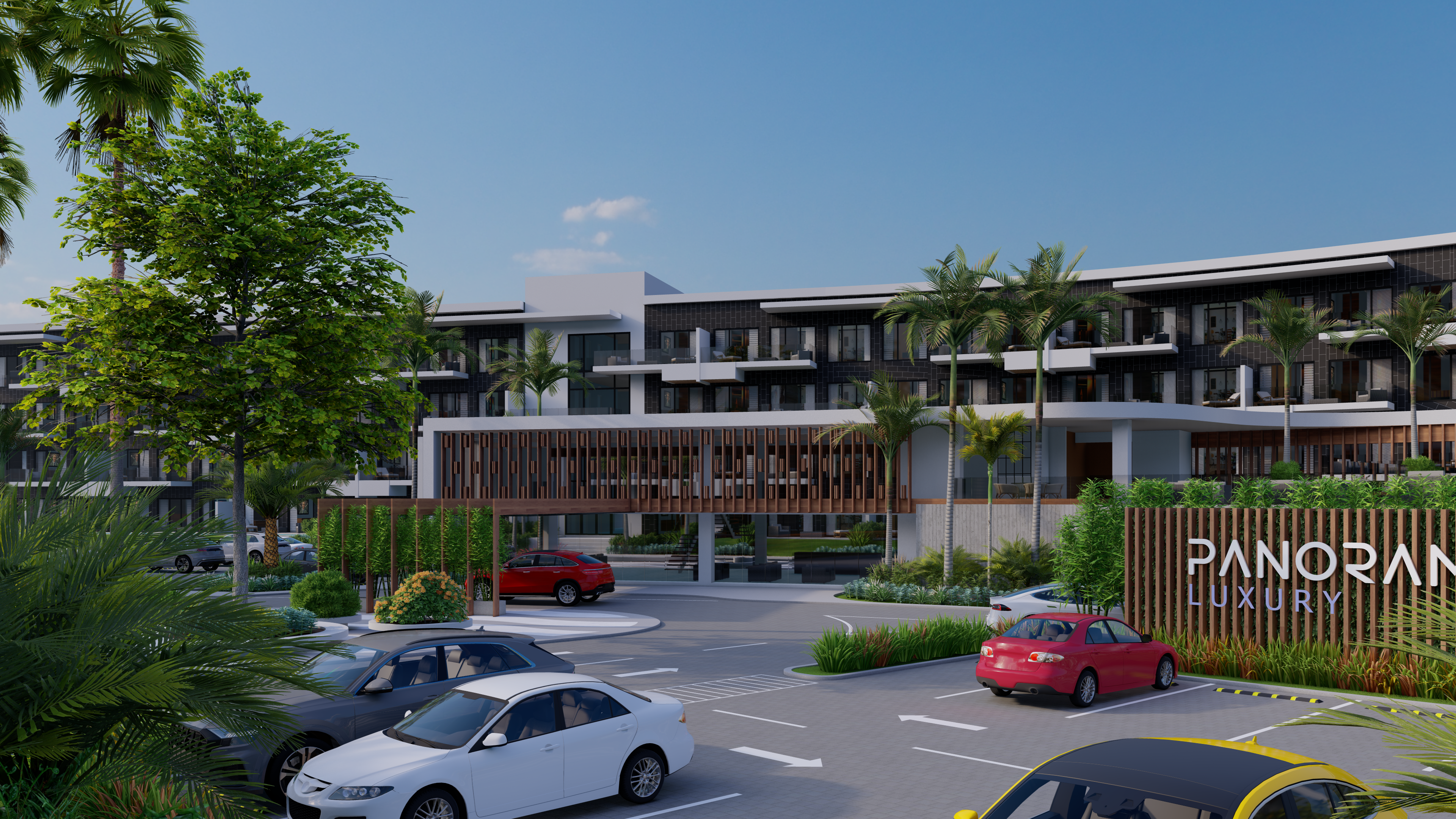 render panorama luxury entrada