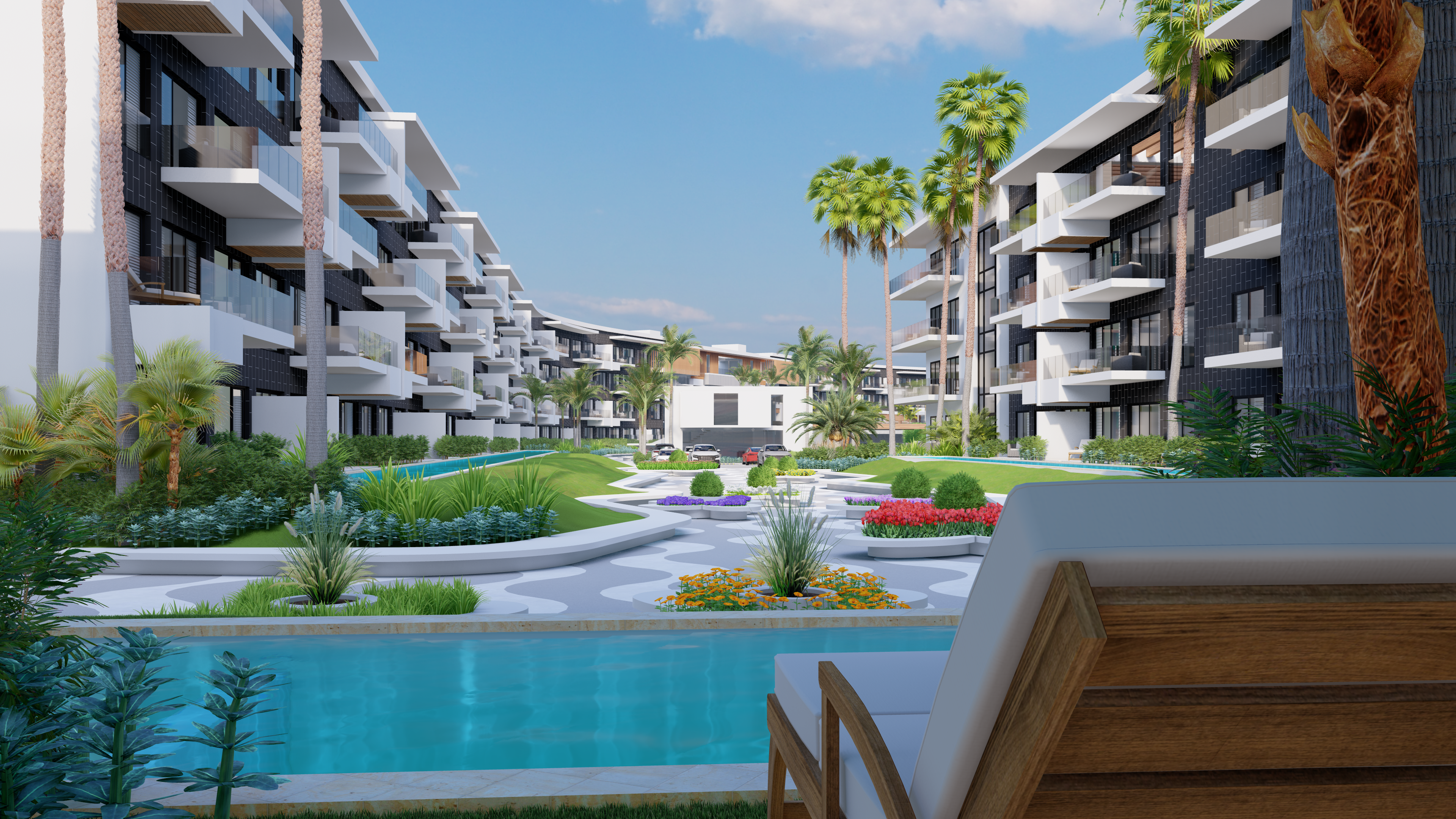 render area social panorama luxury
